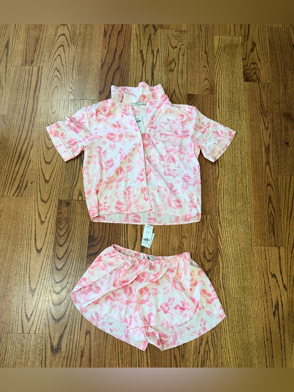 Abercrombie satin sleep set